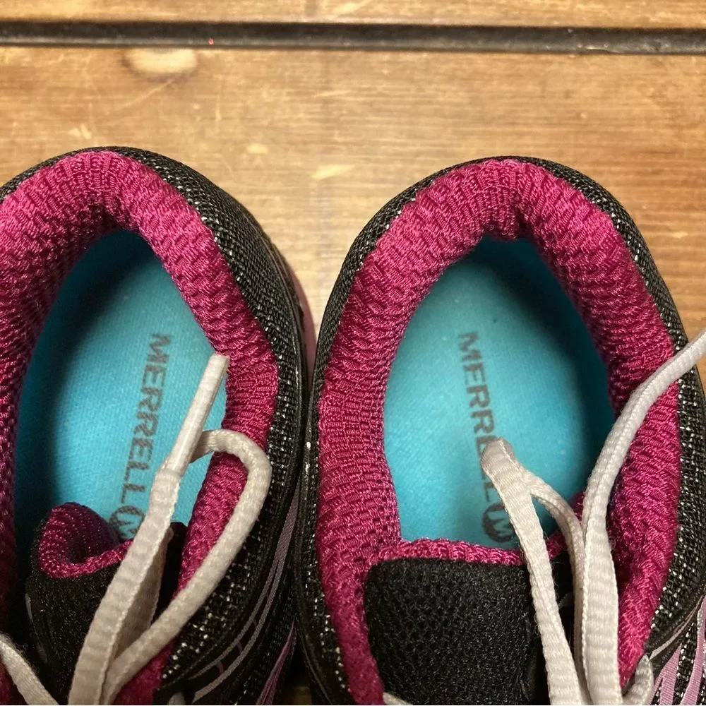 Merrell Mix Master Glide Trail Running Shoes Size 7 Black Purple